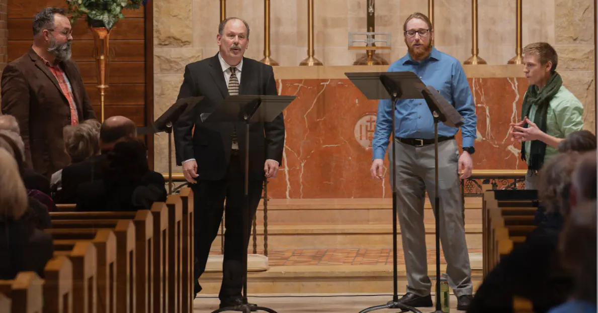 Kaleidoscope Quartet in performance at Cheryl memorial service